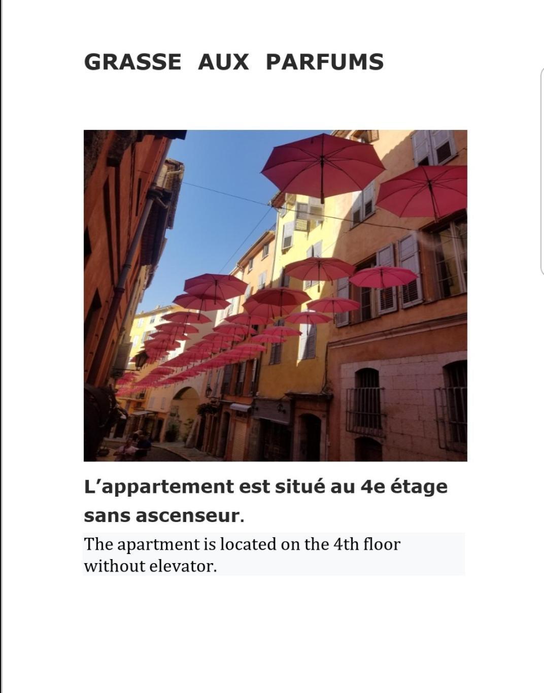 Apartament Grasse Aux Parfums Zewnętrze zdjęcie